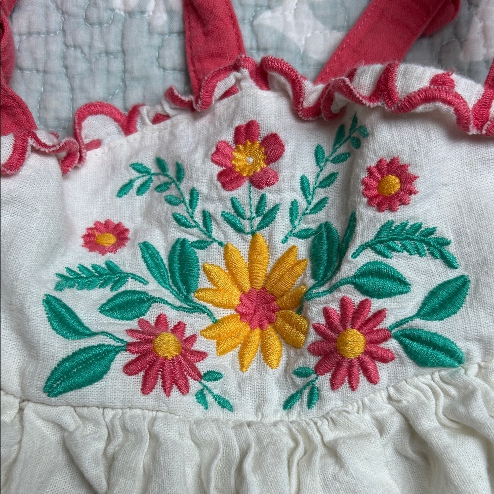3T Embroidered Floral Dress - Picture 2 of 4
